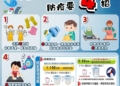 ▲防疫四招「防護、清除、清潔、消毒」，避免災後病菌上身。（圖/嘉義縣政府提供）