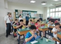 ▲南靖國小學生都能熟練使用牙線潔牙。（圖/嘉義縣政府提供）