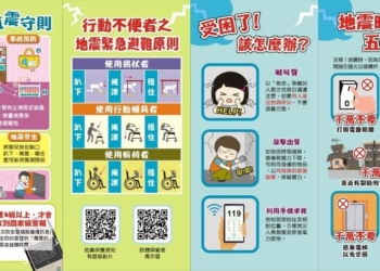 ▲「抗震寶典」藉由簡易圖文將防震災害應變內容讓民眾輕鬆學習。(圖/嘉義市政府提供)