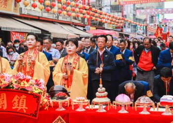 ▲大甲媽祖祝壽大典循古禮進行。(圖/嘉義縣政府提供)