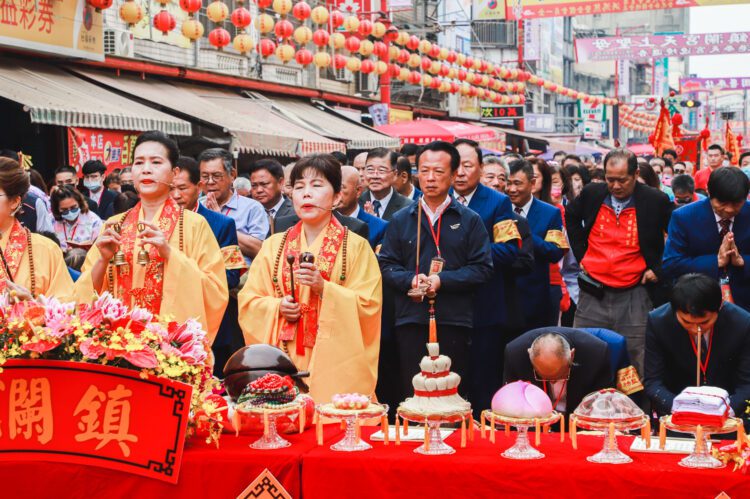 ▲大甲媽祖祝壽大典循古禮進行。(圖/嘉義縣政府提供)