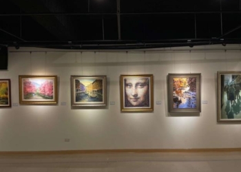 ▲雲林縣青溪新文藝學會112年會員聯展開展，歡迎民眾踴躍前來觀賞。(圖/雲林縣政府提供)
