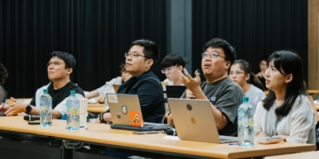 ▲「嘉義市影視人才培育學院-電影編劇培訓計畫」成果驗收「Demo Day提案大會」。(圖/嘉義市政府提供)