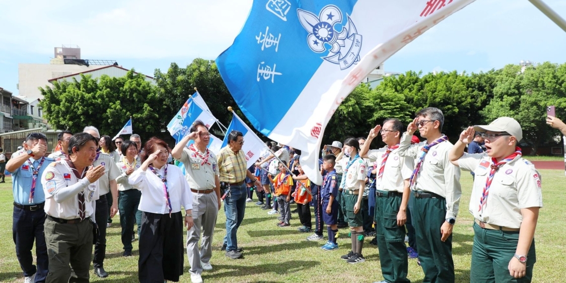 ▲嘉義市長黃敏惠身為童軍木章持有人，親自出席「嘉義市115年度童軍運動會」。(圖/嘉義市政府提供)