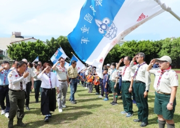 ▲嘉義市長黃敏惠身為童軍木章持有人，親自出席「嘉義市115年度童軍運動會」。(圖/嘉義市政府提供)