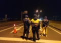 ▲嘉義、台南夜間同步執行非法載運廢棄物攔查工作。（圖/嘉義縣政府提供）