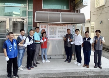 ▲溪北六興宮環境示範區揭牌啟用。(圖/嘉義縣政府提供)