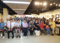 ▲雲林縣萍風藝術學會會員聯展今日開幕，縣長張麗善等人到場共襄盛舉。(圖/雲林縣政府提供)