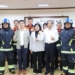 ▲豐泰企業捐贈180套消防衣帽鞋。(圖/雲林縣政府提供