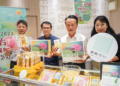 ▲嘉義縣長翁章梁率隊至日本沖繩琉貿百貨公司，舉辦「嘉義優鮮-嘉義縣農特產品展售會」。(圖/嘉義縣政府提供)