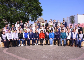 ▲嘉義市第43屆市民集團結婚「2025與你成嘉」共吸引34對新人報名參加。（圖/嘉義市政府提供）