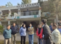 ▲縣長張麗善等人實勘古坑樟湖國小舊校區，希望活化校園用地，帶動地方發展。(圖/雲林縣政府提供)