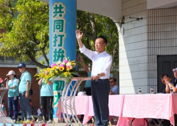 ▲翁章梁縣長主持嘉義縣全縣運動會開幕典禮。(圖/嘉義縣政府提供)