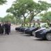 ▲縣長翁章梁校閱各式全新警用車輛。（圖/嘉義縣政府提供）