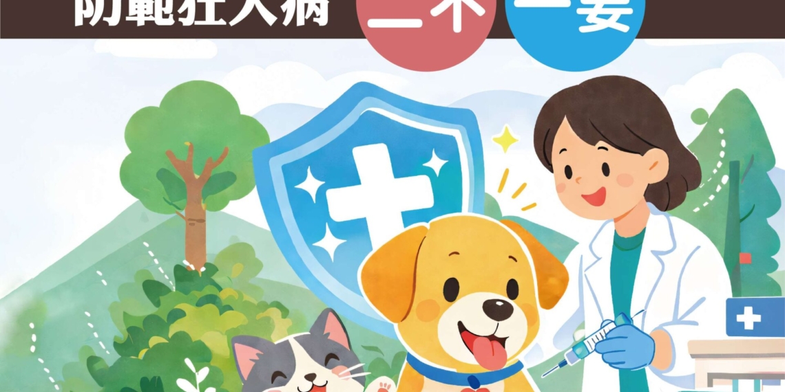 ▲杜絕狂犬病防範二不一要很重要。（圖/雲林縣政府提供）